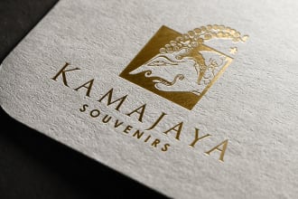 design fast luxury custom logo with a free mockup