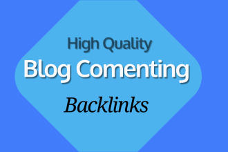 create 25 high quality blog commenting links for your site
