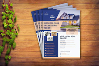 professional modern corporate custom business flyer design