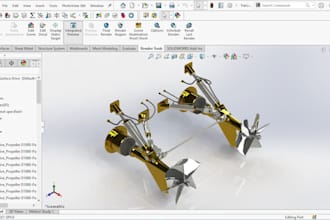 do solidworks 2d drawing, 3d modeling and 3d printing