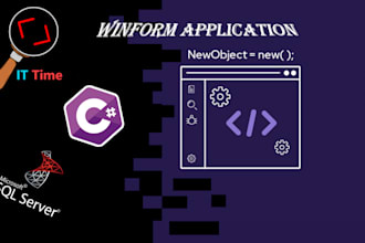 develop csharp net desktop app with mssql integration