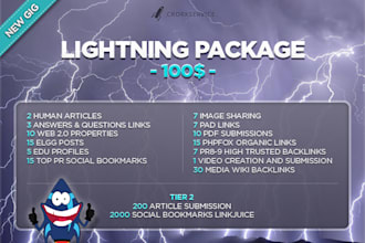 perform a Lightning package to help you with your rankings