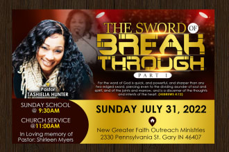 design a professional event flyer