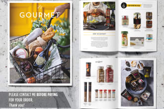 design classic catalog for your products or services