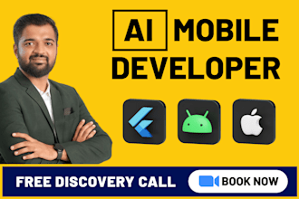do ai mobile app development, android app, ios app with flutter