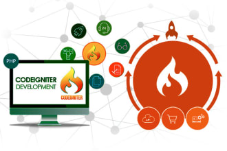 develop codeigniter admin dashboard and customize php script