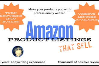 write a compelling amazon product description