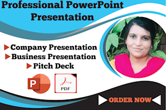 create a professional presentation