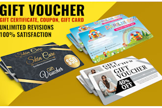 do gift voucher, gift certificate, gift card or postcard