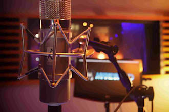 record a professional french voice over in a french accent