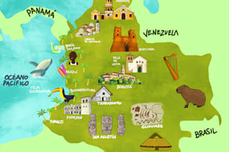 illustrate great maps for you or your business