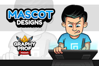 create awesome cartoon mascot design