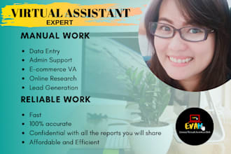 be your virtual assistant and ecommerce admin manager
