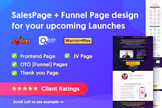 design a high converting sales page for your product
