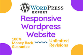 build professional mobile friendly wordpress website