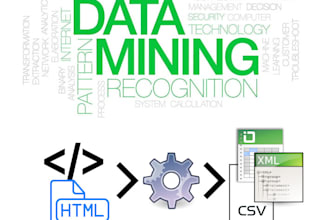 do web scrapping and data mining