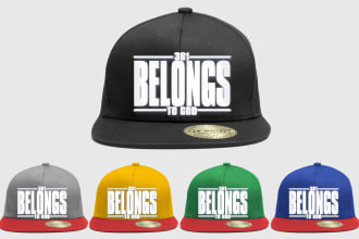 do realistic snapback dad hat design for printful merch in 24 hours,