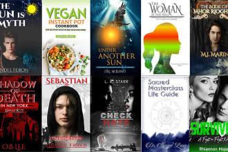 do e book cover design, kindle book cover in 24 hrs