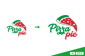 convert low resolution logo into high resolution vector
