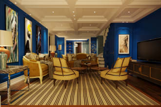design interior visualization for home office etc