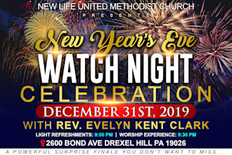 design a superb event or church flyer