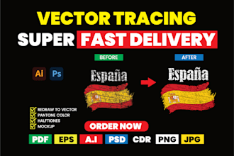 convert ai art into clean, print ready vector files for production