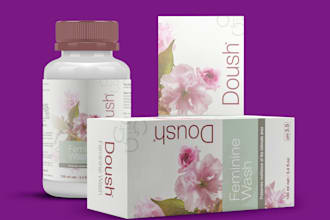 create eye catchy packaging design for your business