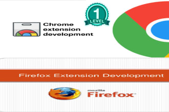 create chrome extension and firefox extension