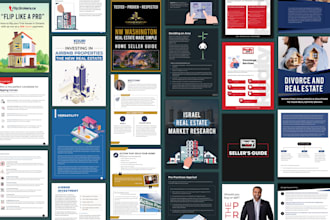 design real estate ebook, brochure, pdf lead magnet or whitepaper in canva