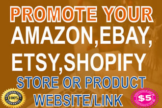 provide organic usa canada uk web traffic to any shopify store amazon ebay etsy