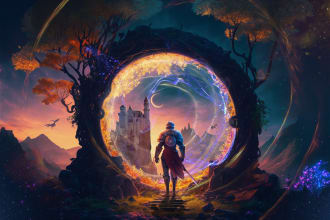 create stunning fantasy illustrations