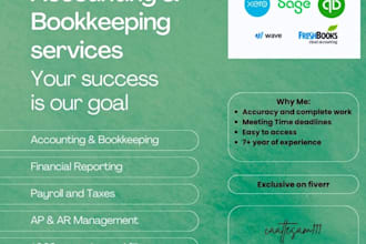 do bookkeeping, cleanup and reconciliation on qbo and xero