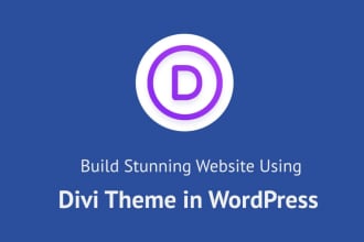 design premium wordpress website with divi theme