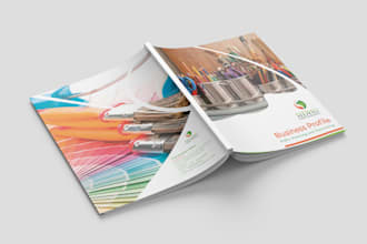design simple modern company brochure