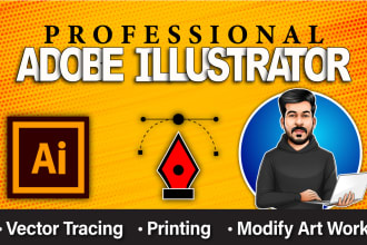 do any type of adobe illustrator work, vector tracing, redraw vector logo design