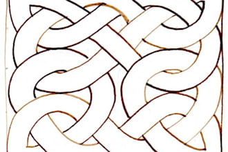 draw an ink or digital celtic knot and deliver its file