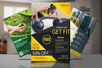 design you an elegant flyer within 24 hours