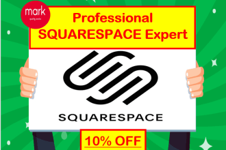 create a very beautiful and professional squarespace website