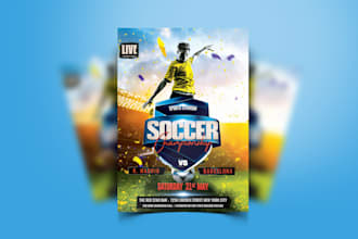 do modern flyer design in 24 hours