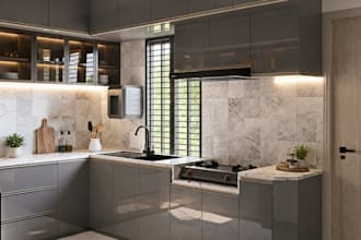 design and render your house, kitchen interior fast