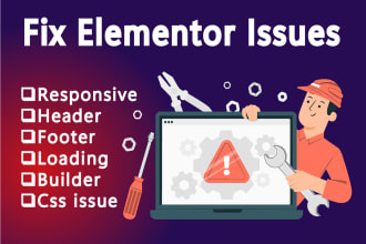 help to create elementor website or fix elementor issue