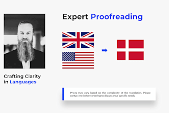 proofread 1000 words from english to danish