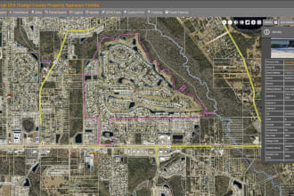 do property research by using the gis map