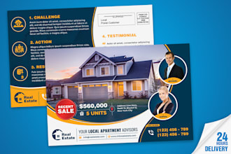 do real estate postcards or direct mail eddm in just 24 hours
