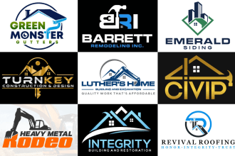 do construction and real estate logo