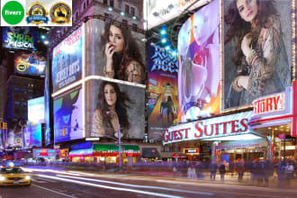 add your photos to the billboards on different locations