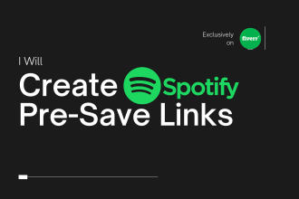 create spotify pre save links for your music