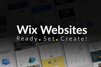 create a wix website or professional wix website design