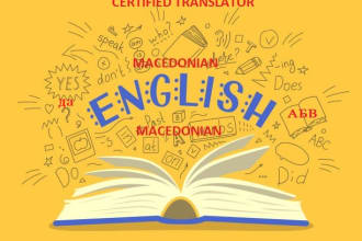 professionally translate from english into macedonian