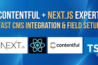 integrate contentful cms or fix fields in nextjs react